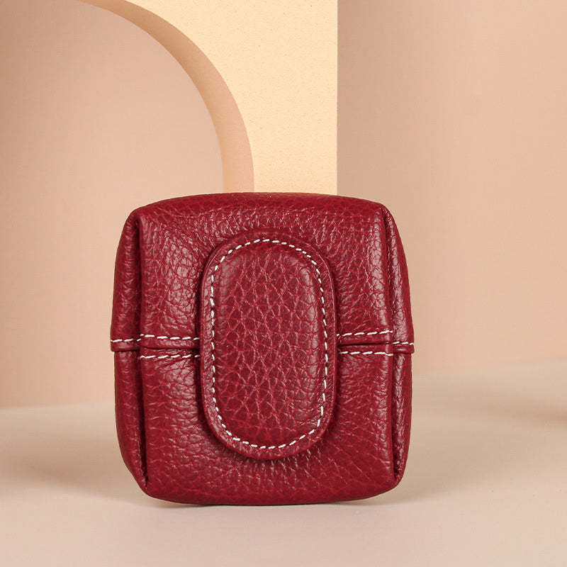 Elegante Mini-Leder-Geldbörse für den Alltag