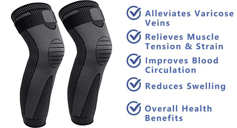 Self-heating ™ | Kniebandage: schnelle Linderung von Schmerzen