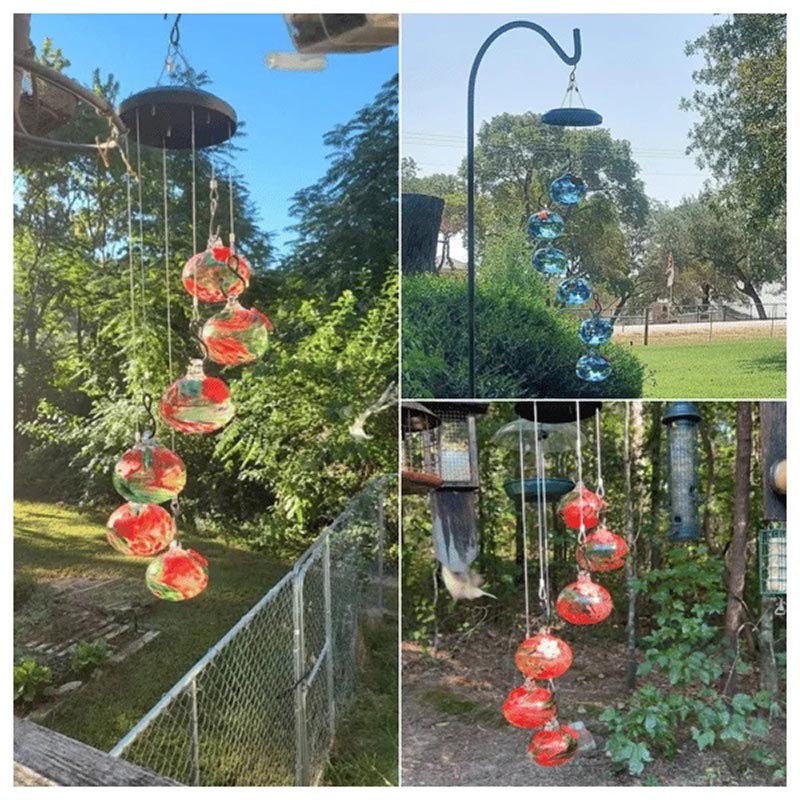 ChimeFeeder™ - Charmante Windspiele Kolibri-Futterspender