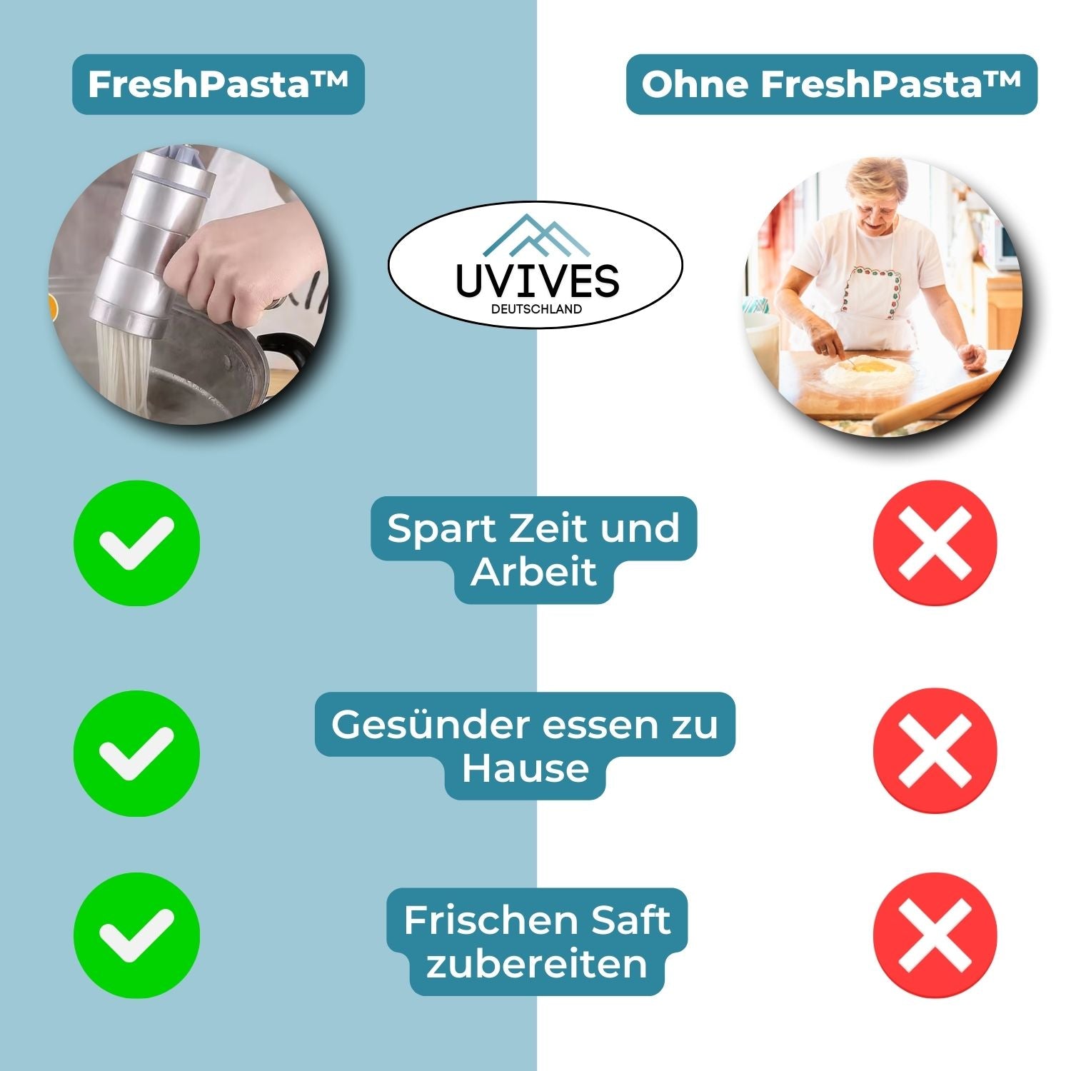 FreshPasta™ - Manuelle Nudelmaschine [Letzter Tag Rabatt]