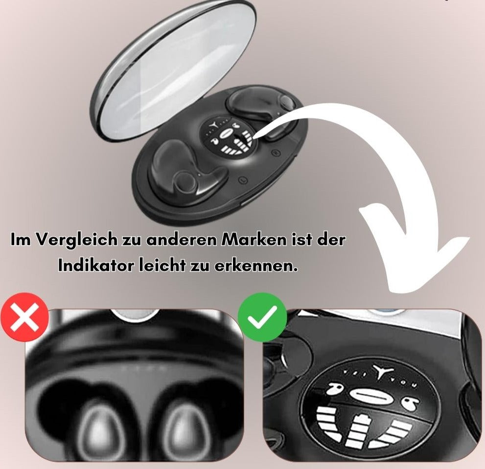 SnoozePods™ - Unsichtbare Schlaf-Kopfhörer für die beste Nachtruhe!