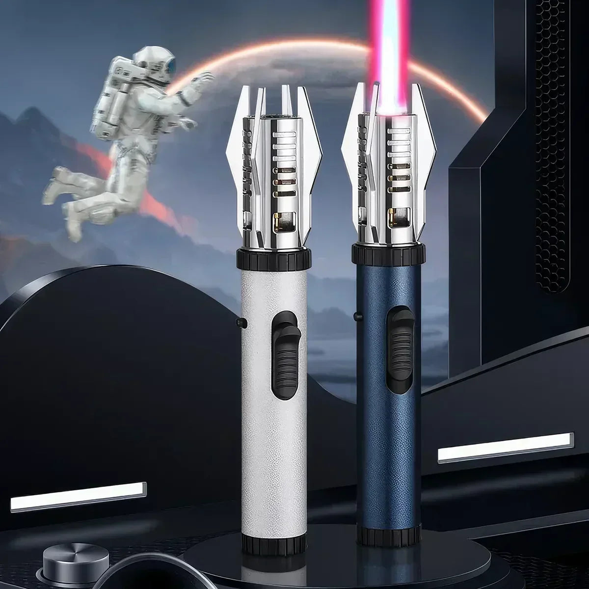 TorchMaster™ - 360° Outdoor Windproof Turbine Taschenlampe Feuerzeug