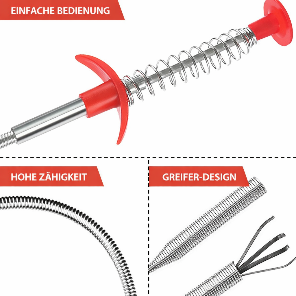 Abflussreiniger Haken | Verstopfungen Entfernen | ClogSnap