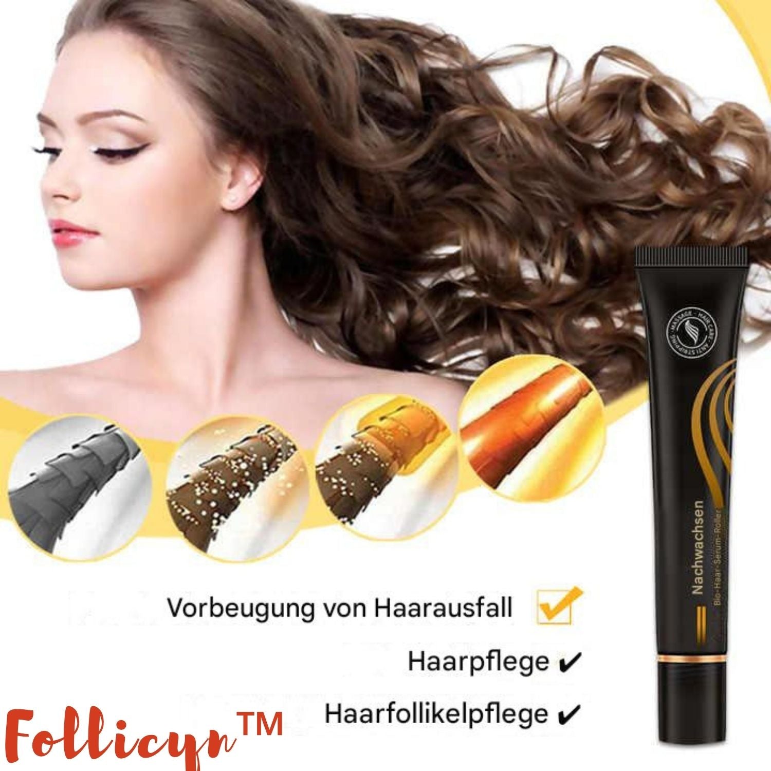 1+1 GRATIS | Follicyn™ Bio-Haarserum Roller