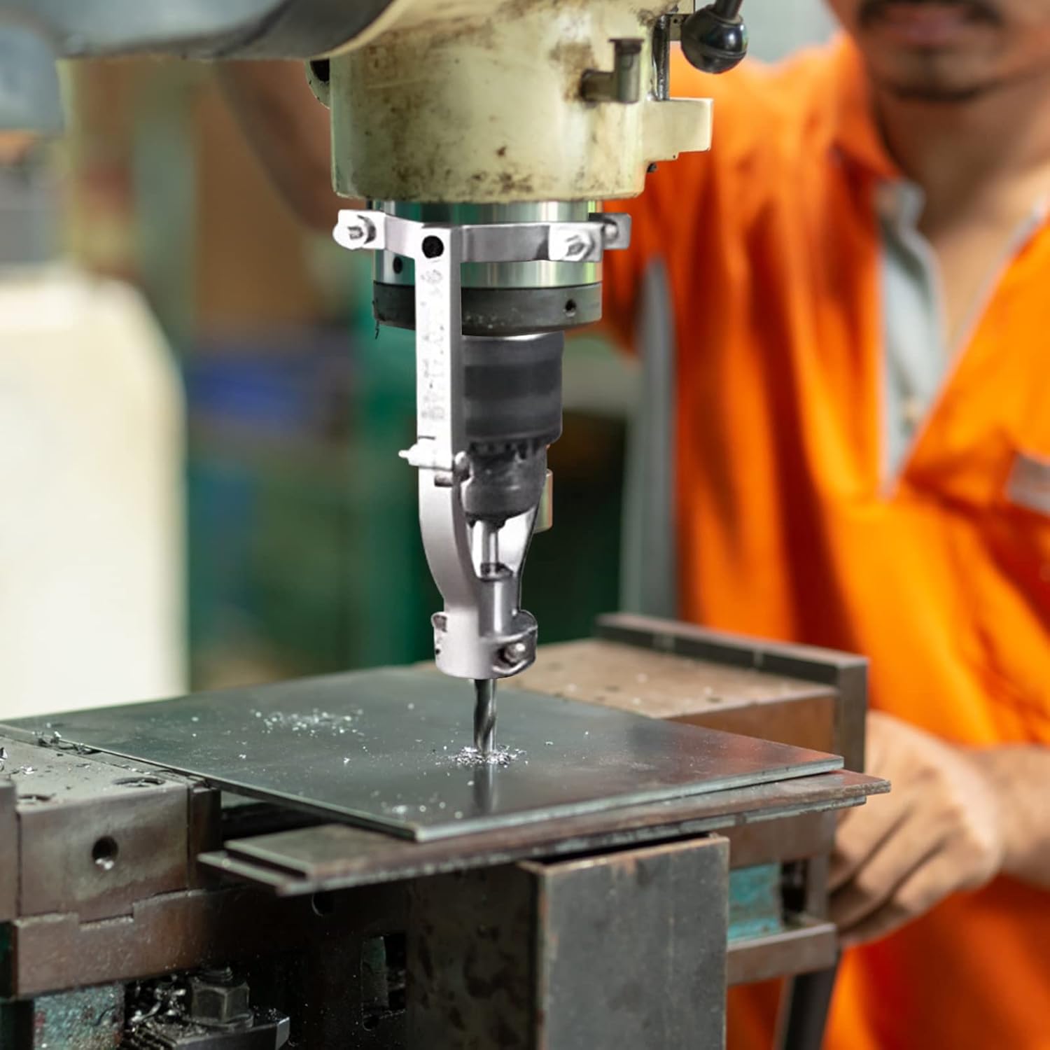 Adapter- & Stemmeisenset für präzise Zapfenlöcher | 8 Aufsätze 6–16 mm | Kompatibel mit Bohrmaschinen