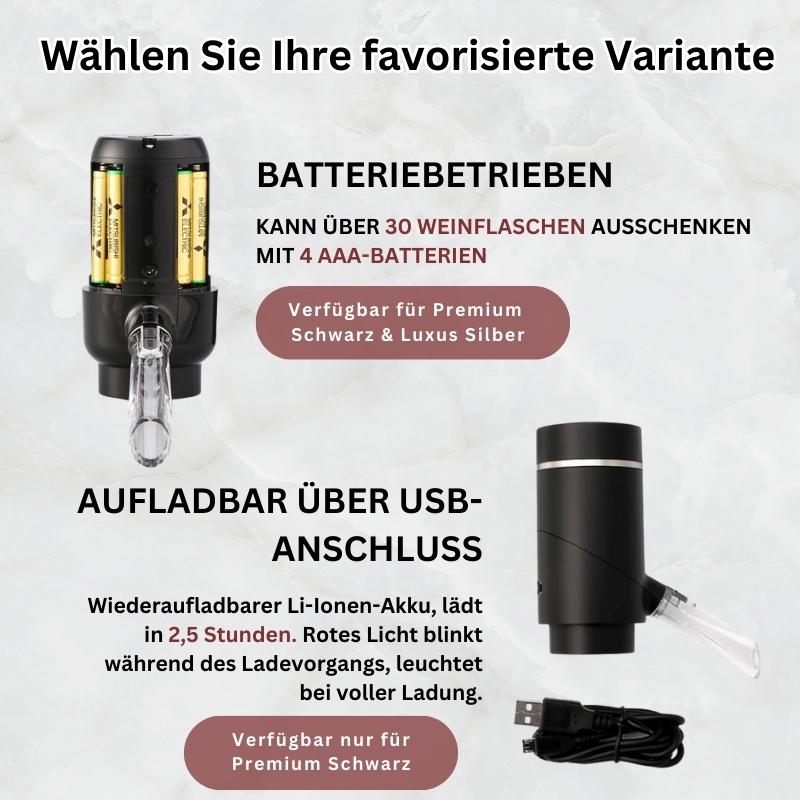 AeriBlend™ - 3-in1 Weinbelüfter, -aufbewahrer und -spender