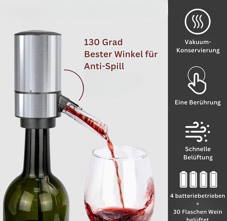 AeriBlend™ - 3-in1 Weinbelüfter, -aufbewahrer und -spender