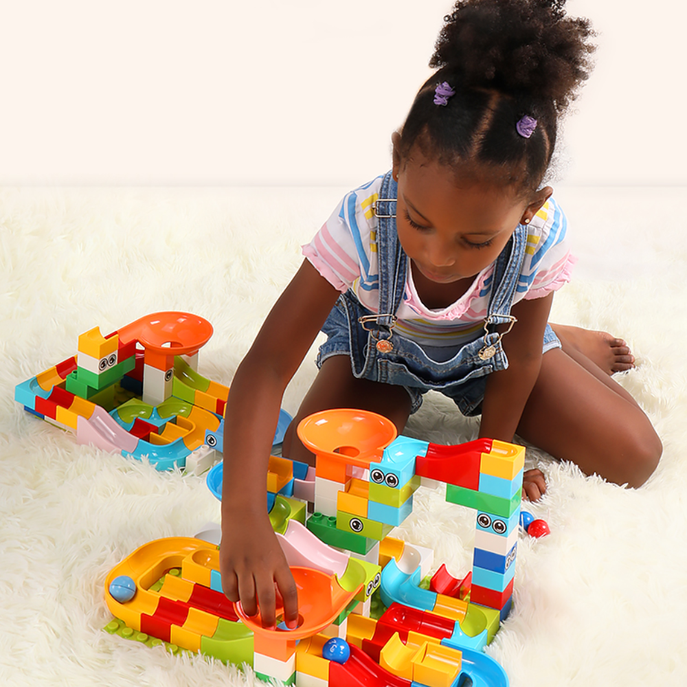 Blocks Marble Track™ - Erstellen Sie Ihre eigene Rennstrecke mit Bauklötzen - Marble Track