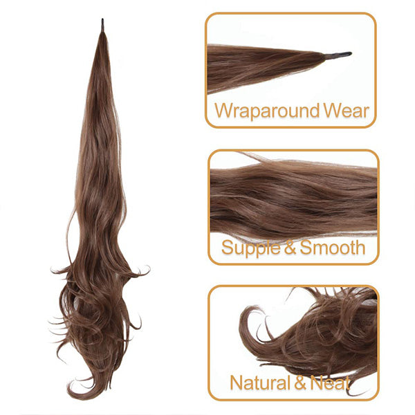 LängeGlanz | Wellenförmiger Haar-Pferdeschwanz mit natürlichem Look