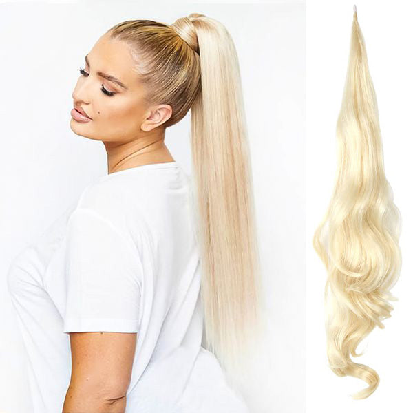 LängeGlanz | Wellenförmiger Haar-Pferdeschwanz mit natürlichem Look