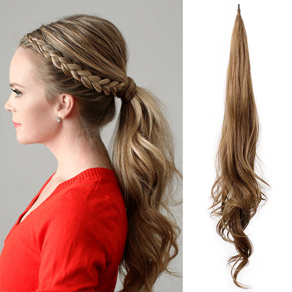 LängeGlanz | Wellenförmiger Haar-Pferdeschwanz mit natürlichem Look