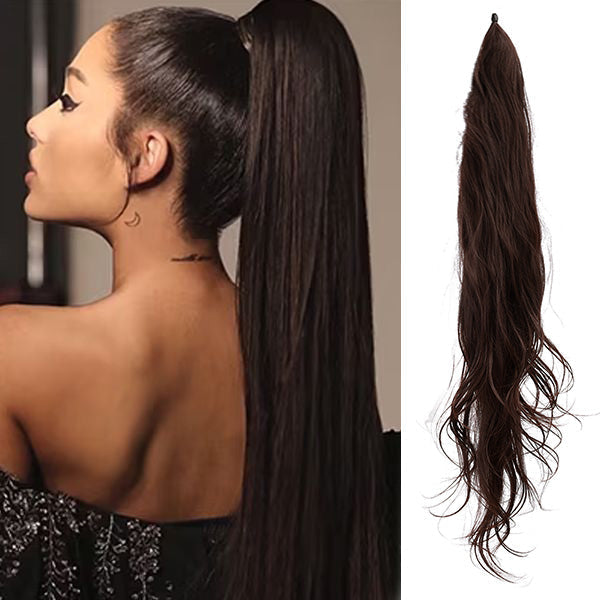 LängeGlanz | Wellenförmiger Haar-Pferdeschwanz mit natürlichem Look