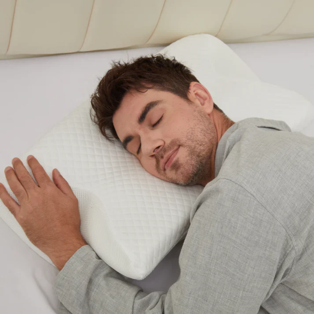 Anti-Schnarch-Kissen | Ergonomisches Memory-Foam | Bessere Atmung | BreatheRest