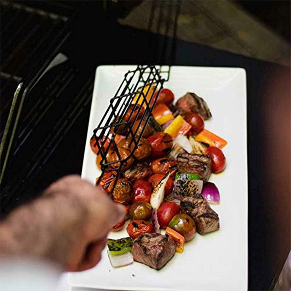 1+1 Gratis | GrillMate™ Wiederverwendbarer Grillkorb für Spieße