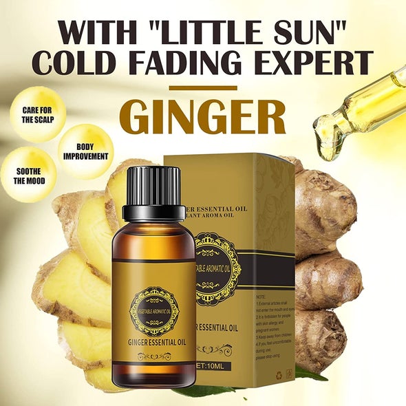 1+1 Gratis | Belly Drainage Ginger Oil - Mit natürlichen Ölen hergestellt, um Cellulite sicher zu verbrennen!