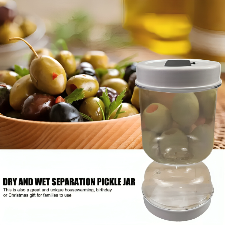 50% RABATT | SealPick - Gürkchen Glas mit Trocken-Nass-Trennung