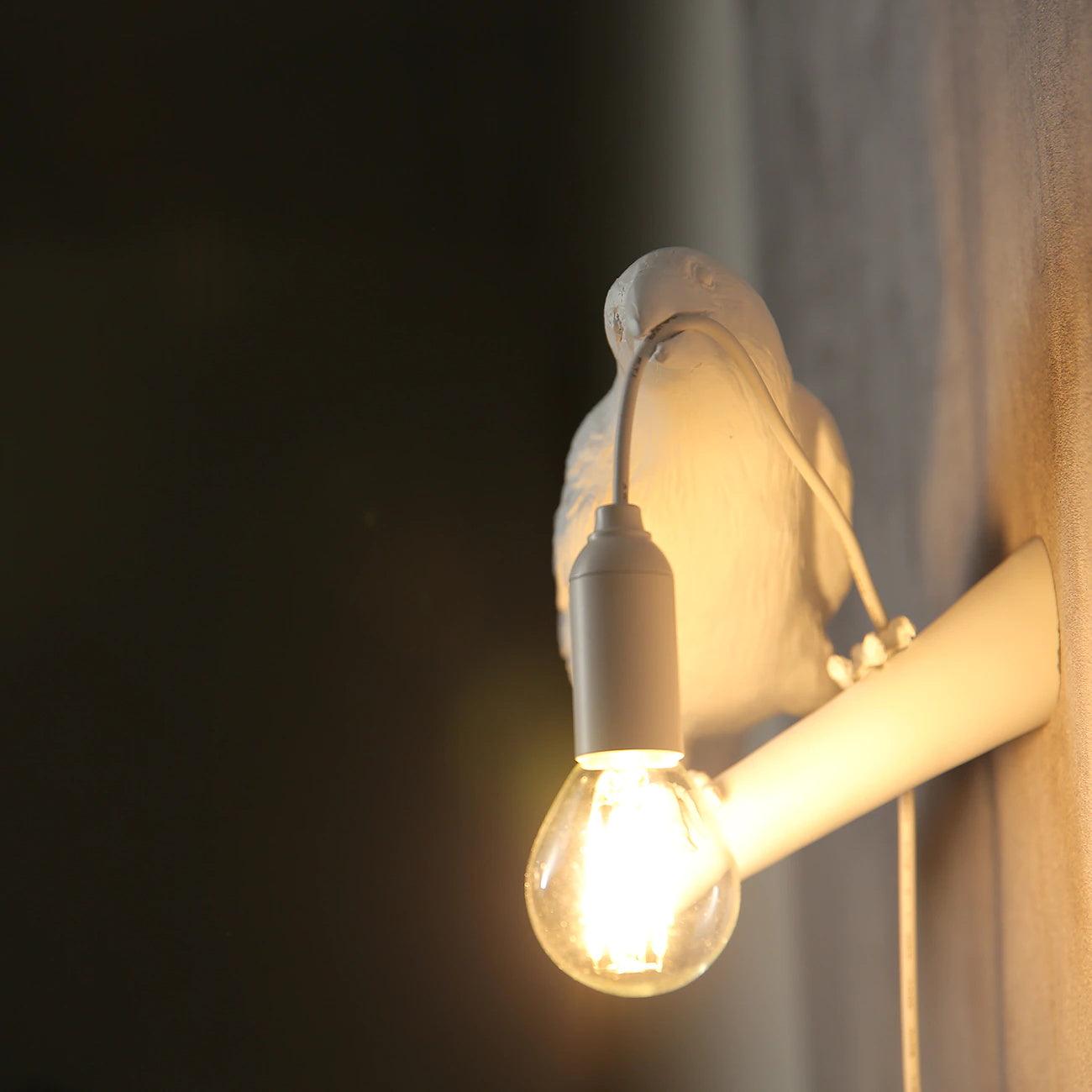 RavenGlow™ - Vogel Wandlampe