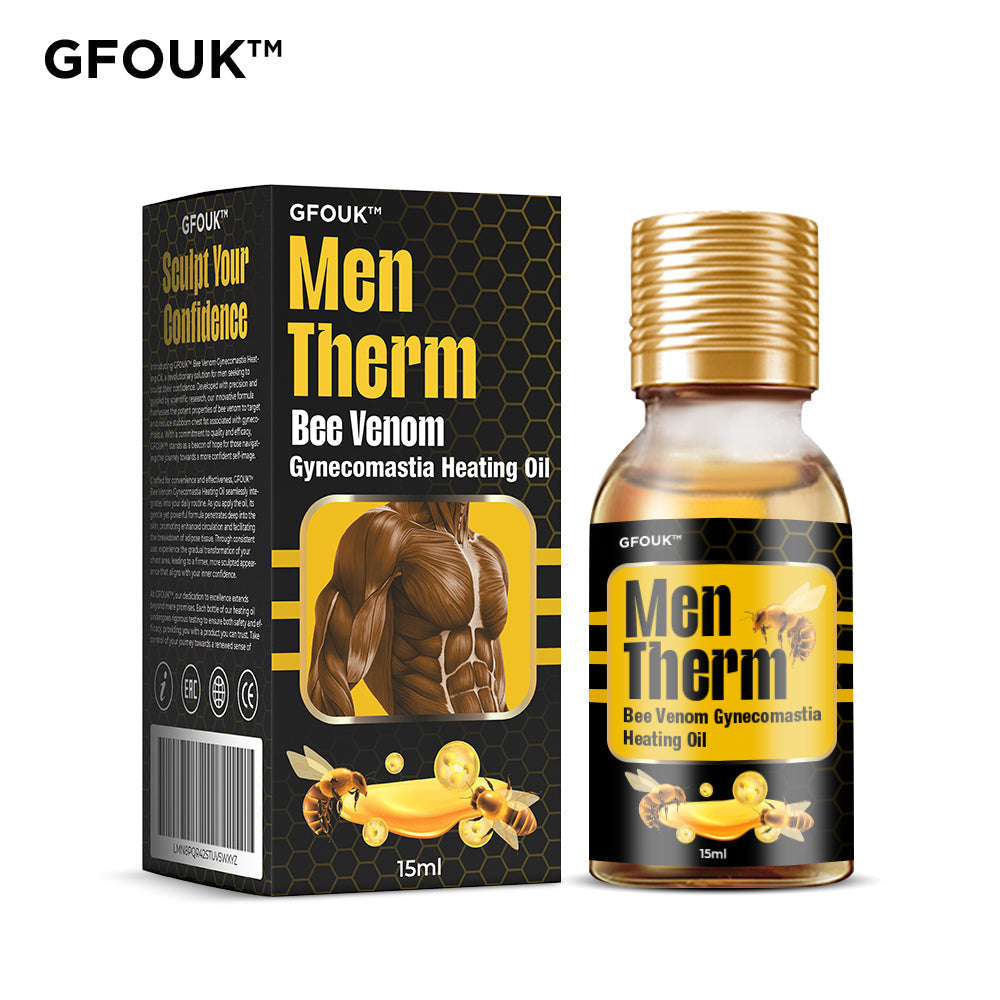 1+1 Gratis | Men Therm™ - Wärmendes Bienengiftöl für Gynäkomastie