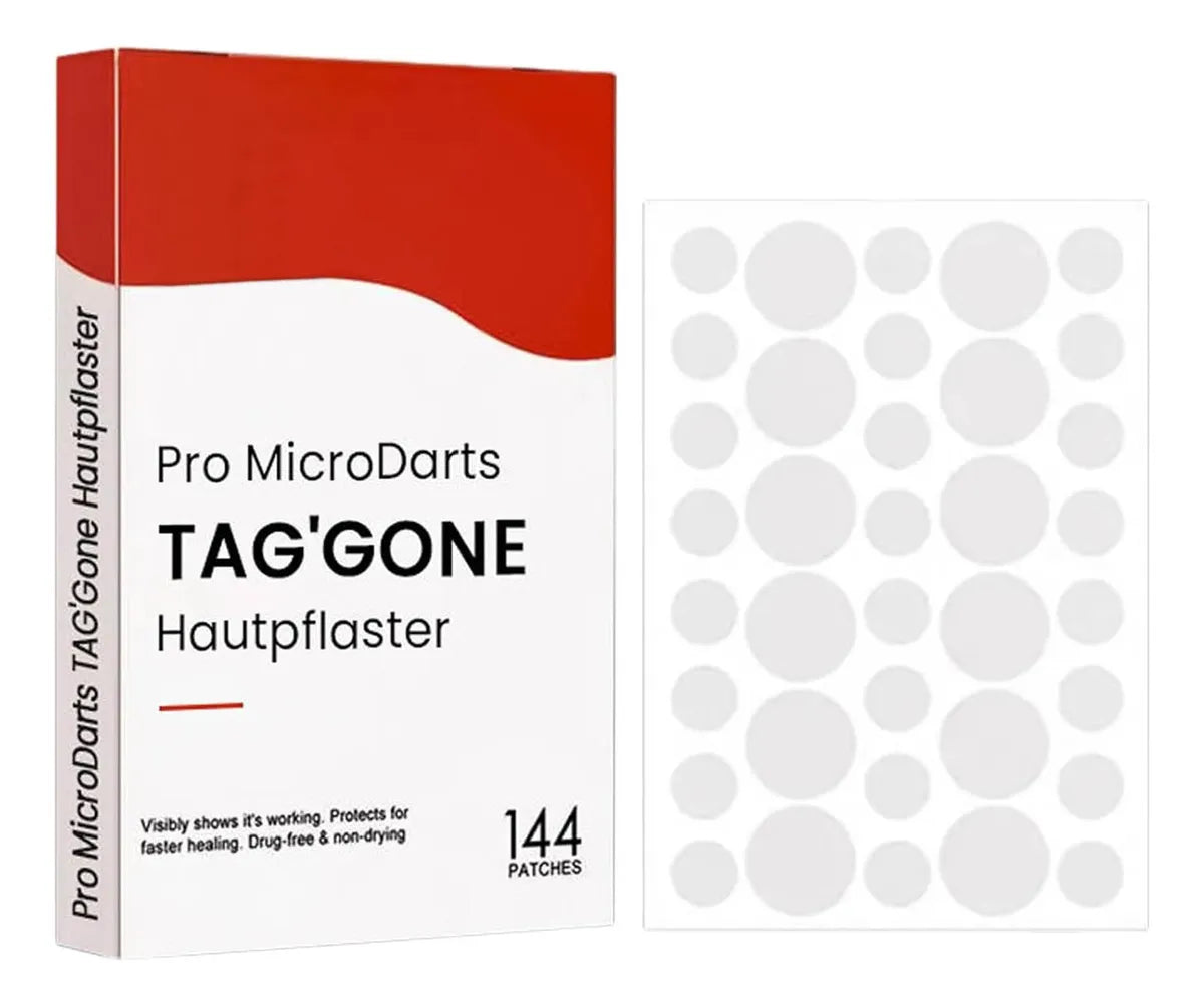 1+1 Gratis | DermiTag™ Pro MicroDarts TAG'Gone Hautpflaster zur Skin-Tag-Entfernung