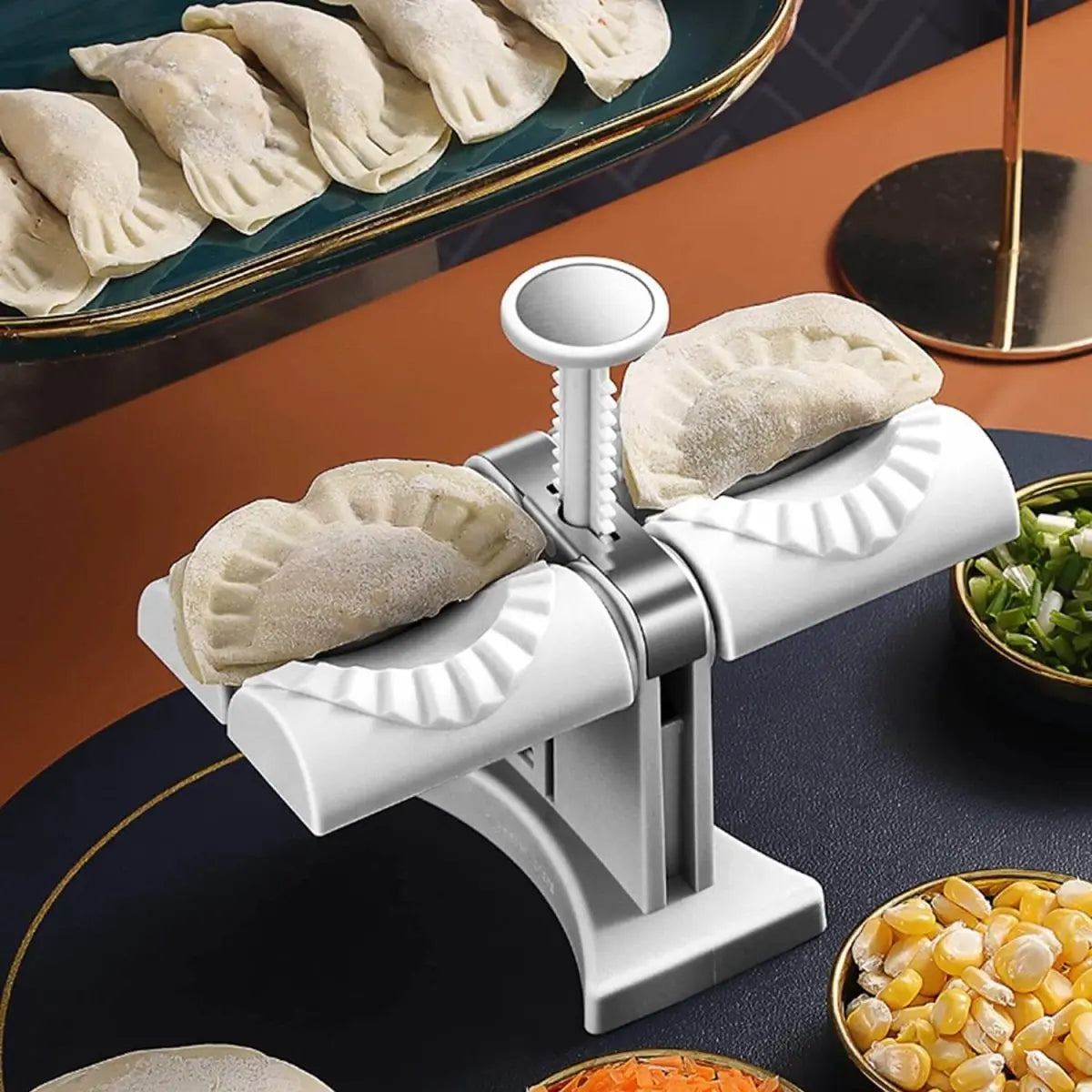 DumplingMaker™️ Doppelkopf-Knödelmaschine