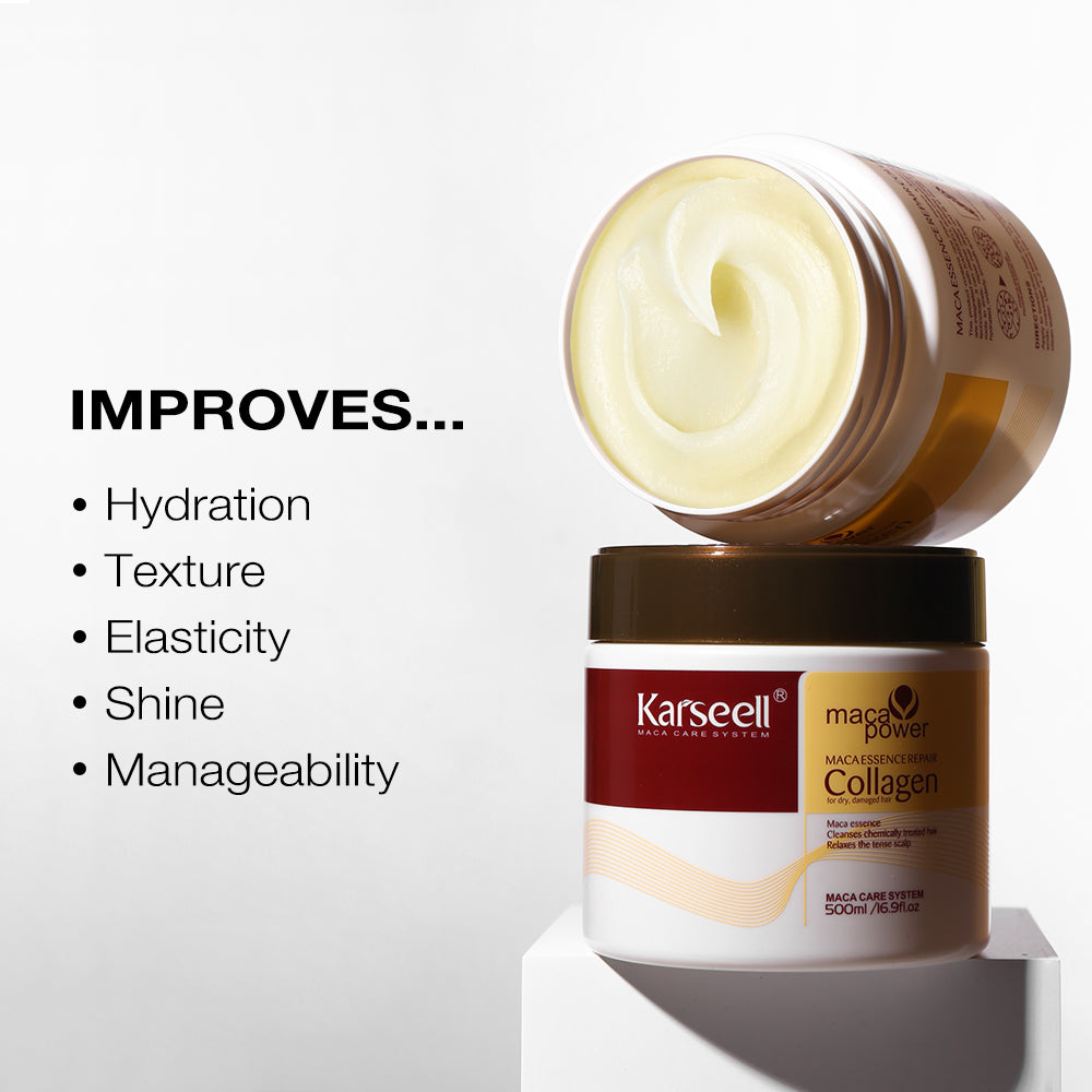 1+1 Gratis | Karseell™ Keratin-Haarmaske, revitalisiert geschädigtes Haar
