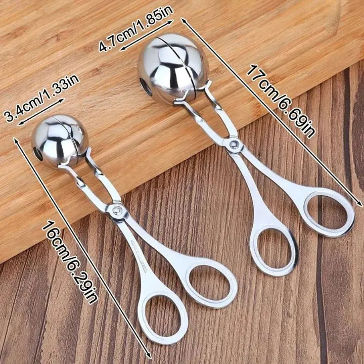 ChefBällchen | Edelstahl-Fleischbällchenformer | + 1 Kleine Gratis