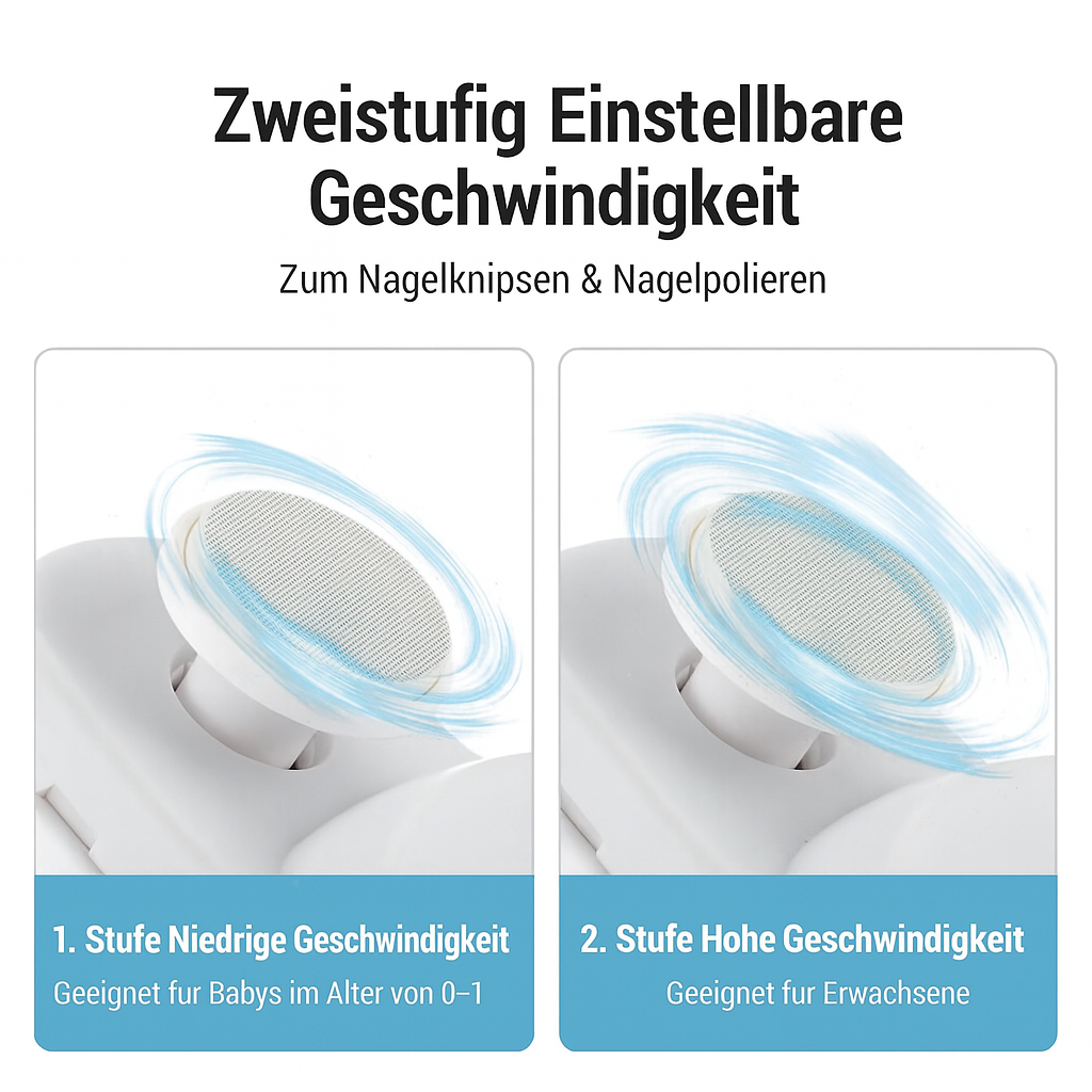 Elektrischer Nagelknipser | 3-in-1 Funktion | Sanft & Präzise | NailEase