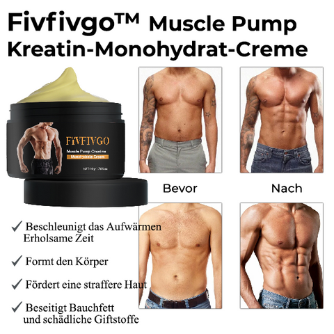 1+1 Gratis | PowerPump™ Muscle Pump Kreatin-Monohydrat-Creme