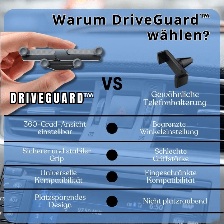 DriveGuard™ - Machen Sie Ihre Fahrerfahrung sicherer und bequemer!