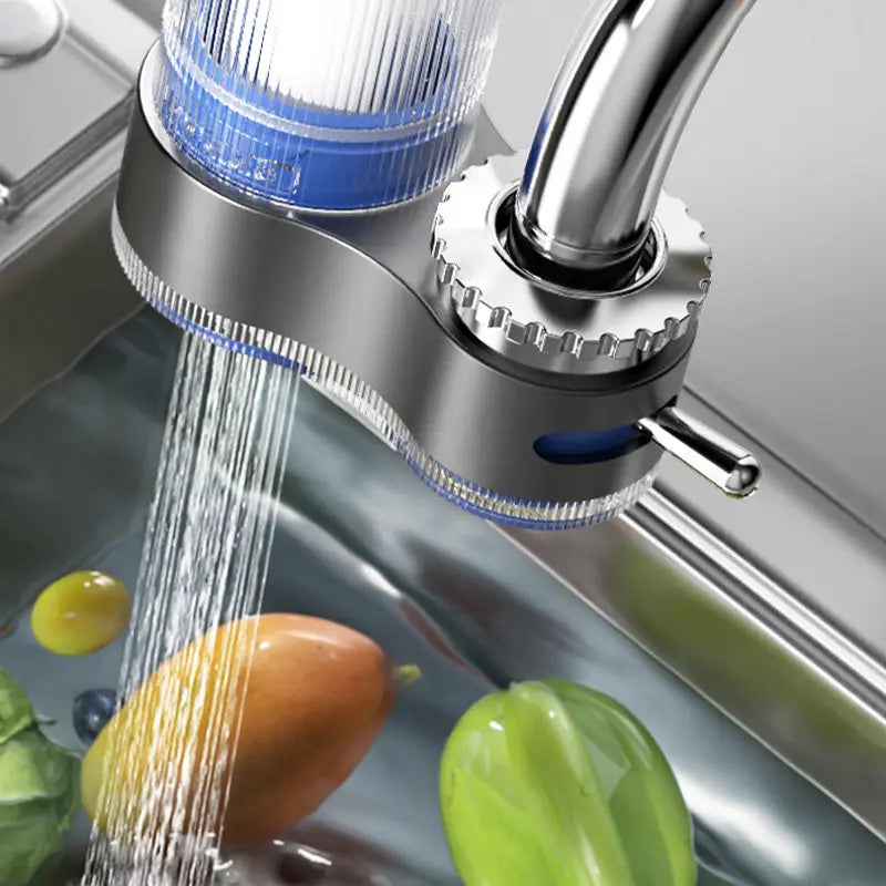 Wasserfilter 7-Stufen | Hohe Durchflussrate | Zwei Wasserarten | Entfernt Chlor & Schwermetalle