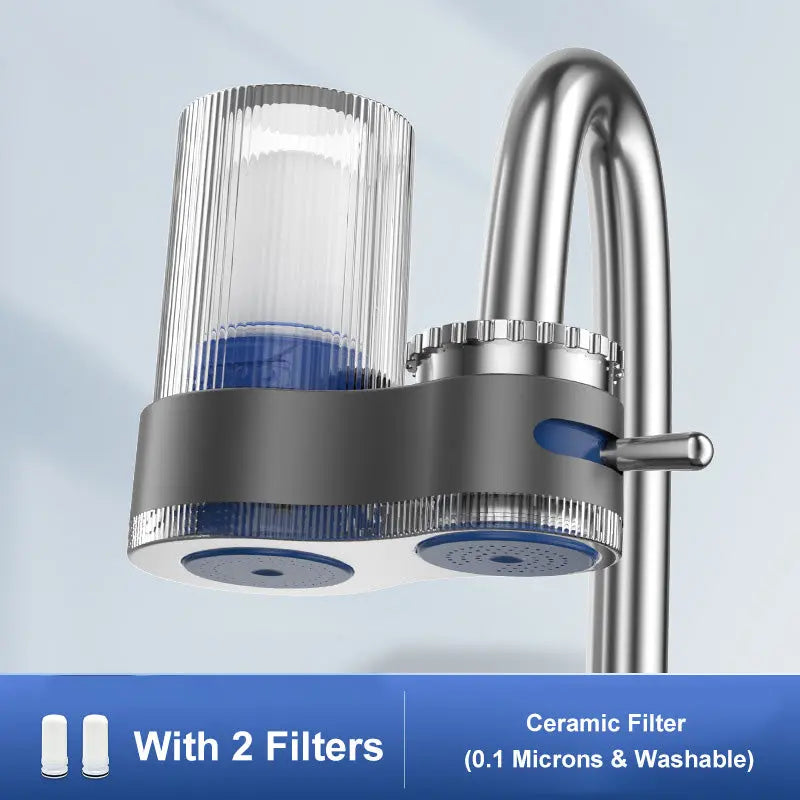 Wasserfilter 7-Stufen | Hohe Durchflussrate | Zwei Wasserarten | Entfernt Chlor & Schwermetalle