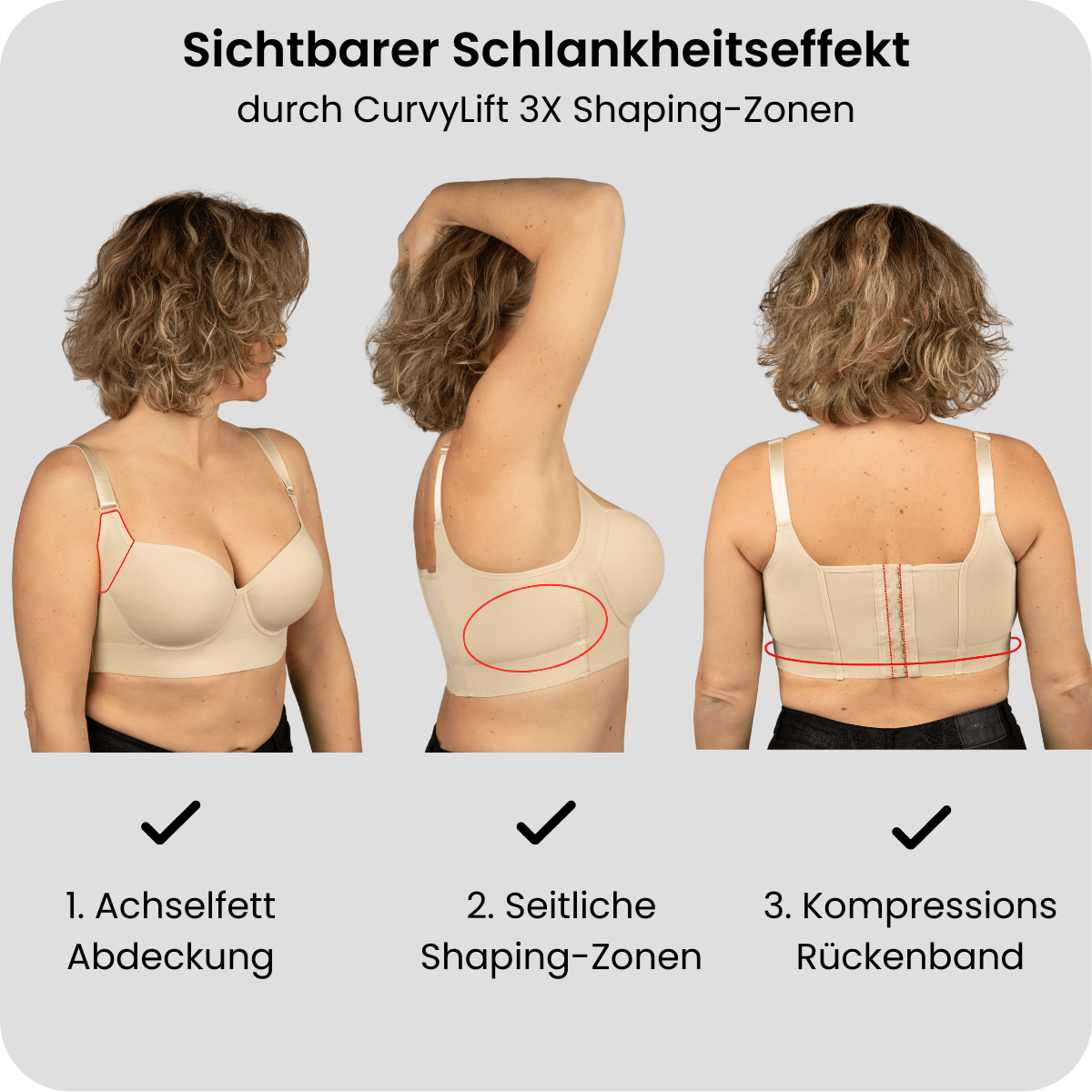 1+1 Gratis | CurvyLift™ - Sexy Dekolleté trotz Hängebrüste und Speckröllchen