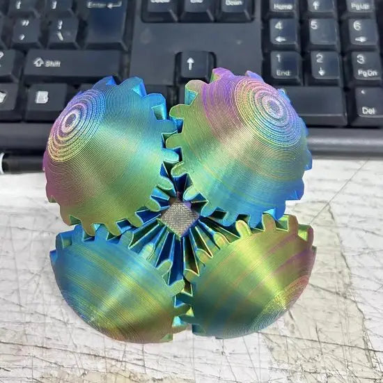 GearSphere™ - Das Steampunk-Wirbelwunder Fidget (Zahnradball)