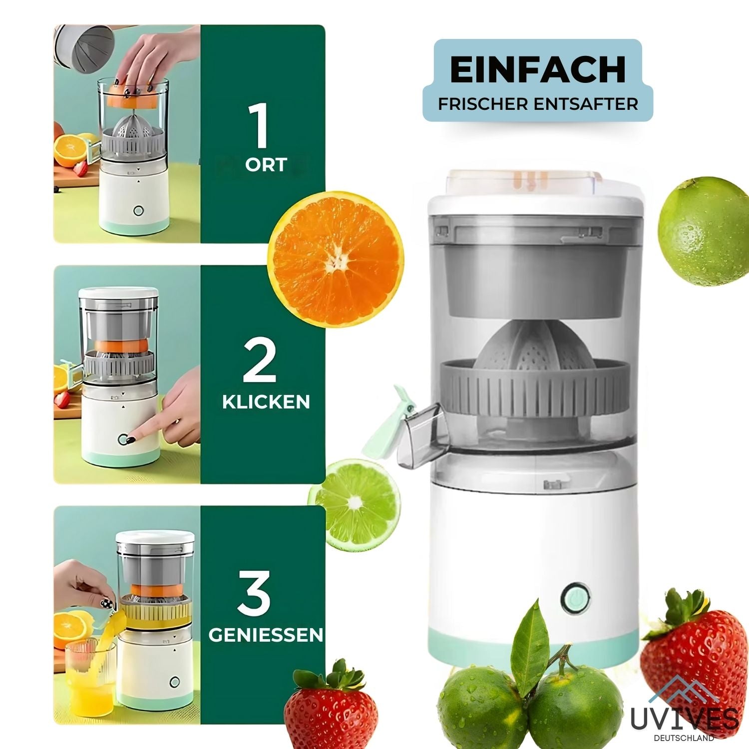 NutriSqueeze™ - Gesunde Säfte schnell und einfach genießen! [Letzter Tag Rabatt]