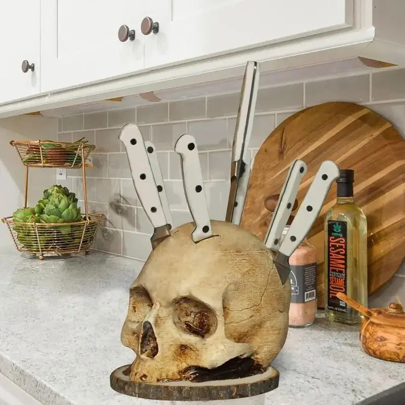 Gothic Totenkopf Messerhalter