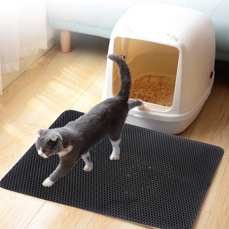 CleanPaws - Purrfect Streu-Matte | Katzenstreu-Matte für saubere Böden | 50% RABATT