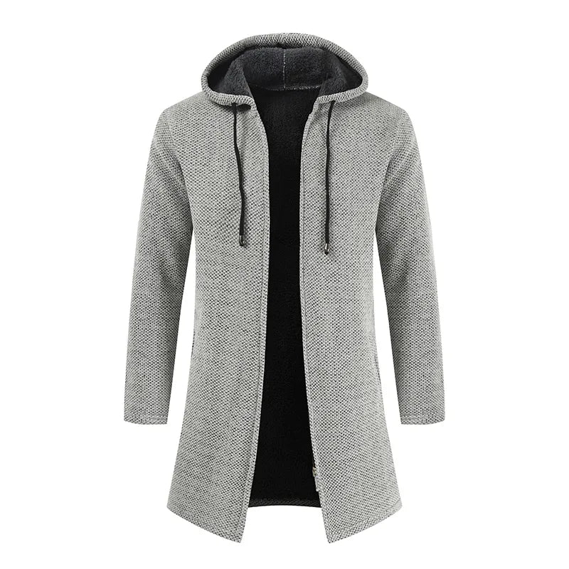 HEINRICH™ - Langer Kapuzen-Cardigan