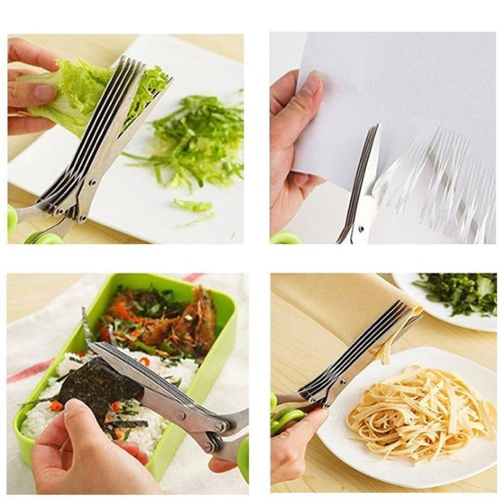 UltraCutter™ Salatschere mit 5 Klingen 1+1 GRATIS