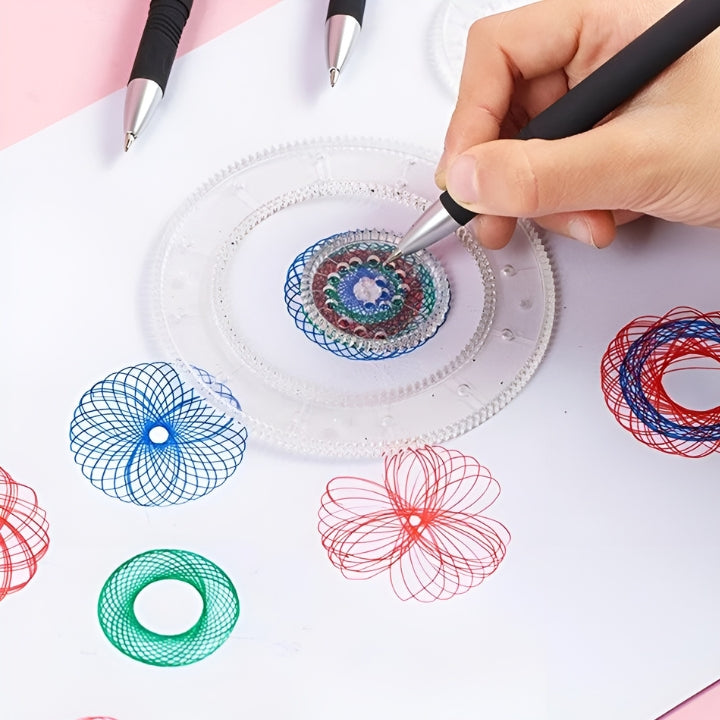 SpiroFun™ - Spiral Kunst Klare Zahnrad Geometrischer Lineal
