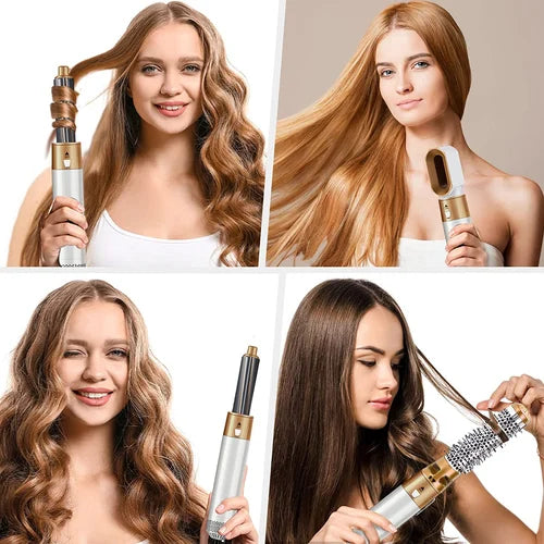 Haarstyler 5-in-1 | Locken & Glätten | Austauschbare Aufsätze | Keramikbeschichtung | StyleMaster