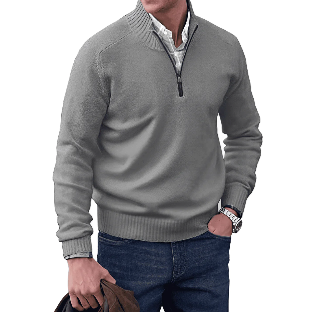 Jones™ - Eleganter Pullover mit Reißverschluss