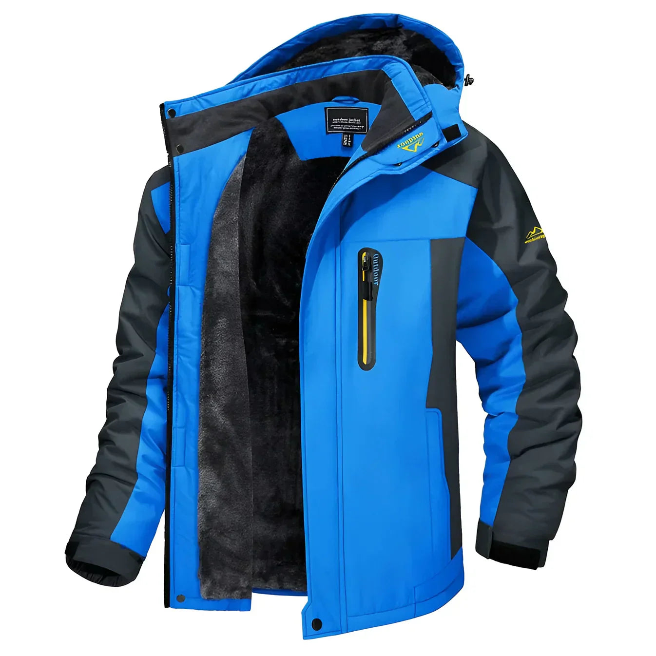 Herren Outdoor Jacke | Wasserdicht & Winddicht | Abnehmbare Kapuze | Ganzjahresschutz | Summit