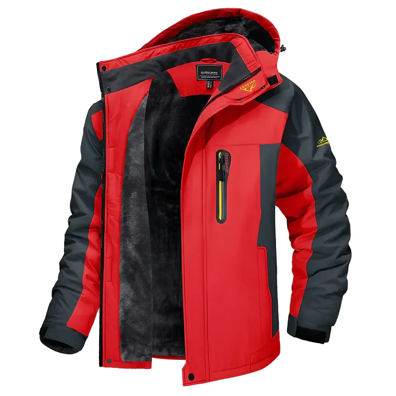 Herren Outdoor Jacke | Wasserdicht & Winddicht | Abnehmbare Kapuze | Ganzjahresschutz | Summit