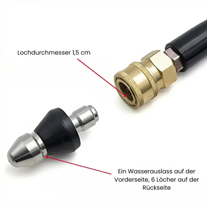 Dredge Hochdruck-Reinigungsdüse – Verstopfungen in Sekunden lösen!