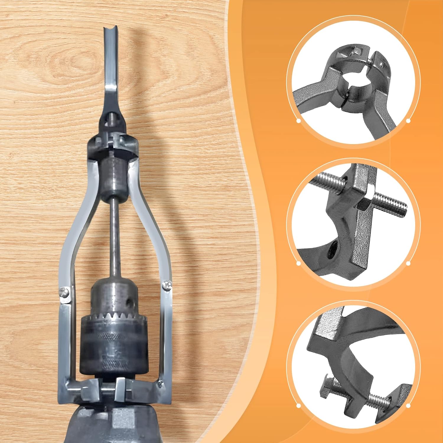 Holzverbindungs Adapter Set | Präzise Schlitzverbindungen | Für Bohrmaschinen | MasterJoin