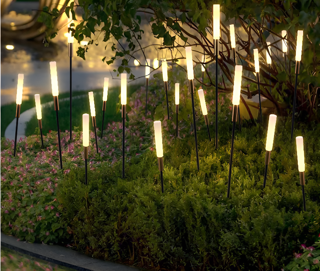 LightRod | Solar Gartenleuchte | Modernes Design & Wetterfest | 50 % Rabatt