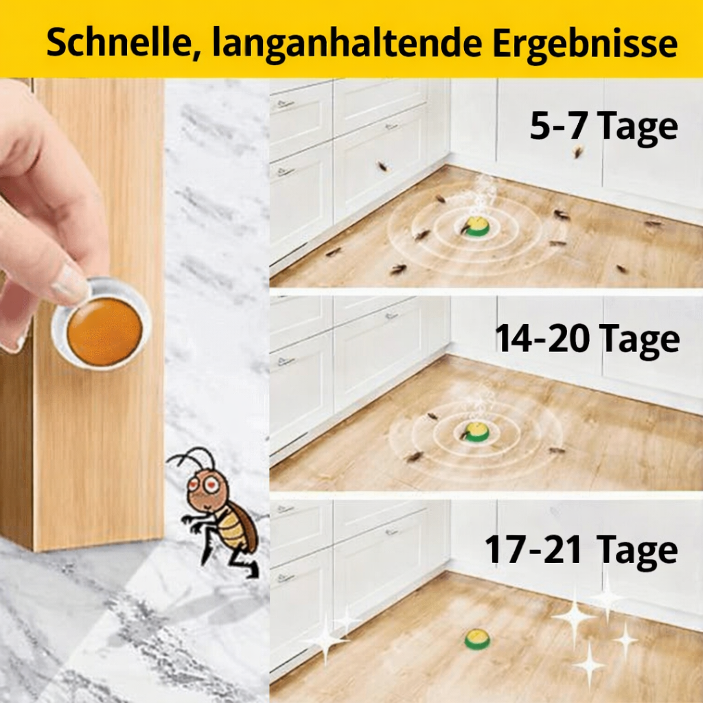 Kakerlakenköder | Langzeitwirkung | Haustiersicher | RoachGuard