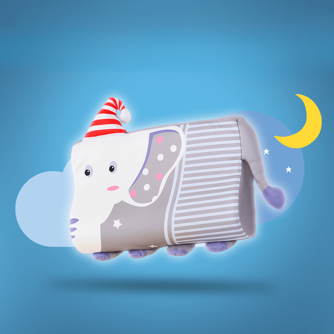 Kinderkissen | Ergonomischer Memory-Schaum | Atmungsaktiv | DozyBear