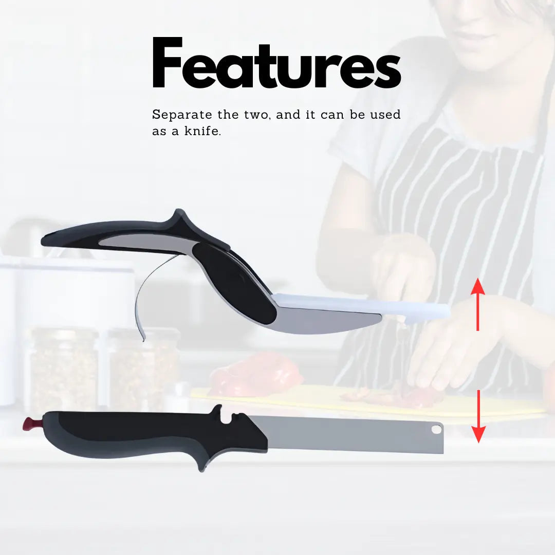 KitchenShears™ Dein Ticket zum 10-mal schnelleren Schneiden, Würfeln und Hacken!