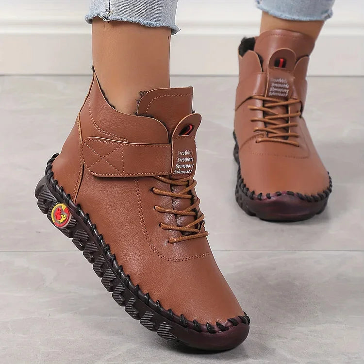 Leathe™ - Bequeme handgefertigte Leder-Sneaker-Stiefel